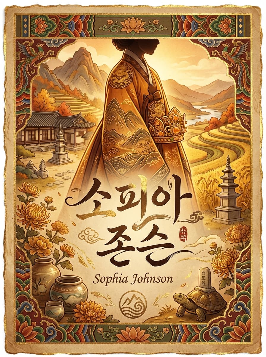 Sophia Johnson Korean Name Card